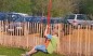 Tyrolienne bois de robinier 40 m