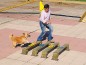 Saut en longueur canin