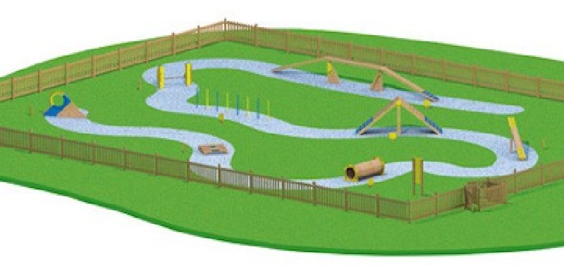 Barrières et portique pour parcours canin