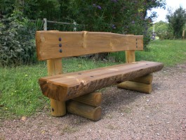 Banc touristique en bois massif
