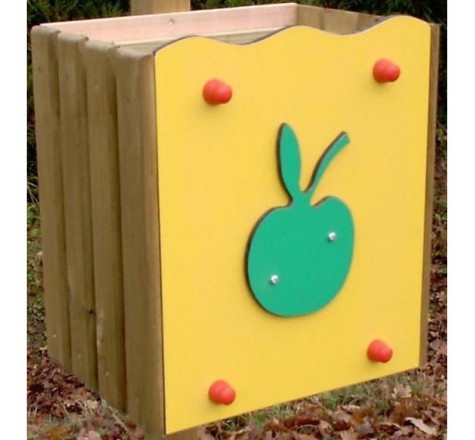 Corbeille pomme pour école maternelle