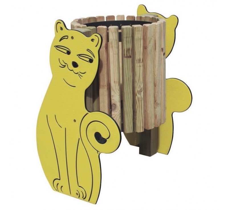 Poubelle Chat