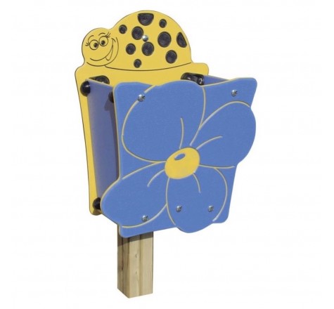 Poubelle fleur