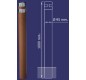Lot de 10 potelets urbain corten