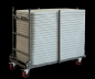 Chariot pour tables longueur 120 cm