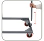Chariot pour tables longueur 120 cm