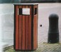 Corbeille bois carrée 36 L