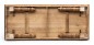 Table rustique démontable en bois d'orme