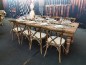 Chaise en bois robuste