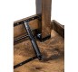 Table rustique pliante en pin massif