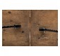 Table haute rustique pliante en pin massif