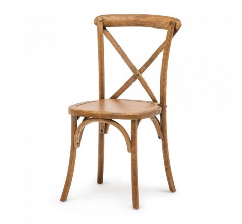 Chaise en bois robuste