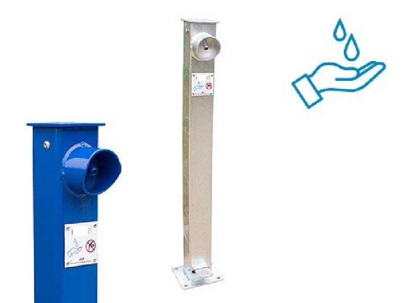 Lot de 2 distributeurs de gel hydroalcoolique finition BLEU