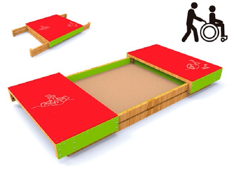 Bac a sable refermable
