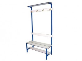 Banc avec vestiaire