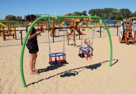 BALANÇOIRE BÉBÉ DOUBLE (2 SIÈGES BÉBÉ DE SÉCURITÉ)
