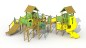 AIRE DE JEUX AVEC DES GRANDES STRUCTURES COMBINÉES