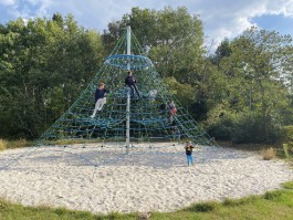 PYRAMIDE DE CORDE JUPITER - JEU FILET A GRIMPER