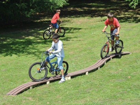 Passerelle à Courbes
