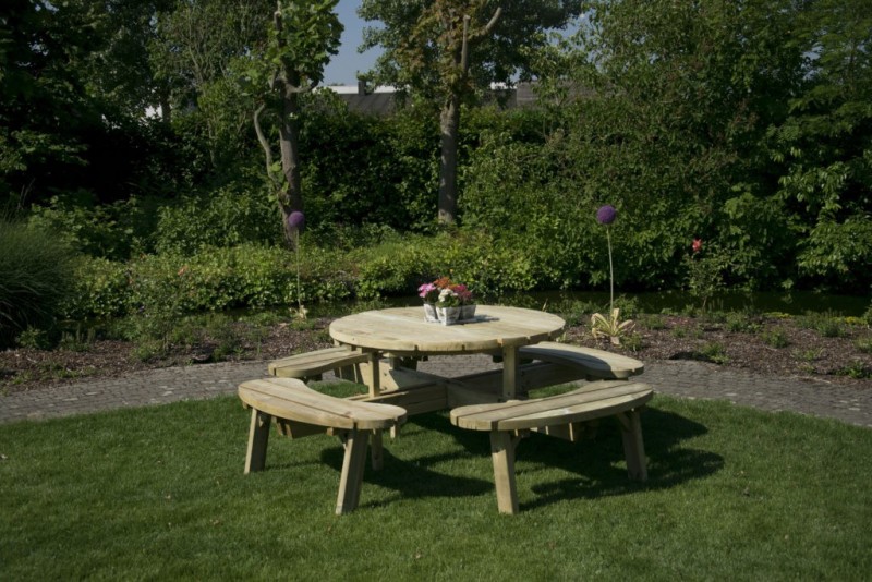 TABLE DE PIQUE-NIQUE RONDE