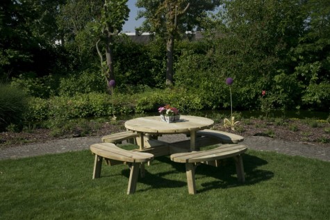 TABLE DE PIQUE-NIQUE RONDE