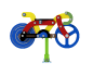 VÉLO DE COURSE JEU SUR RESSORTS