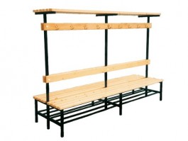 Banc MOBILE avec vestiaires