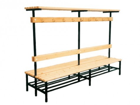 Banc MOBILE avec vestiaires