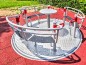 Carrousel inox avec accès fauteuil roulant PMR