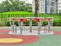 Carrousel inox avec accès fauteuil roulant PMR