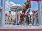 Carrousel inox avec accès fauteuil roulant PMR