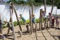 Parcours dans la jungle en bois de robinier pour les enfants
