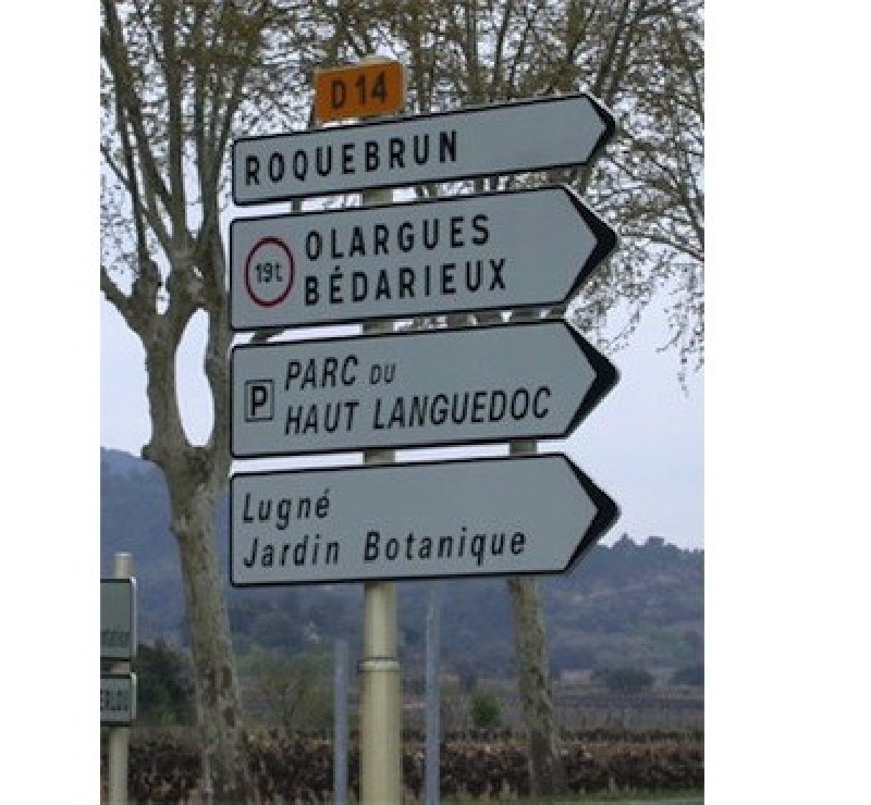 Panneau directionnel