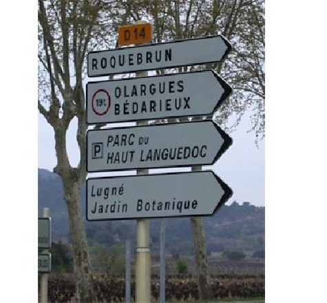 Panneau directionnel