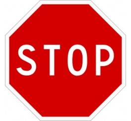 Panneaux routier STOP - type AB4