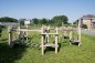 Parcours de Mario en bois de robinier