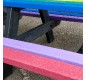 Table pique-nique en plastique recyclé pour jeunes enfants