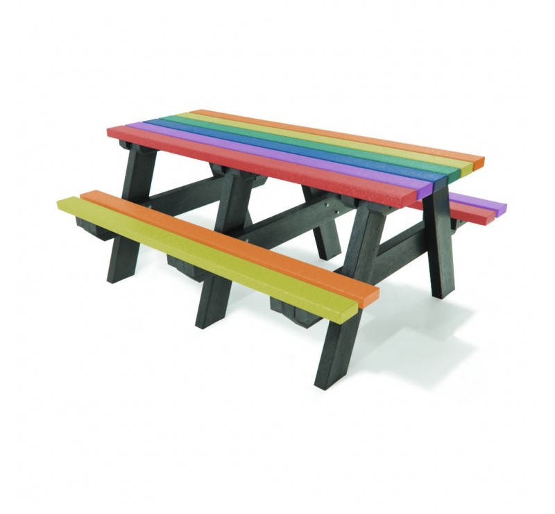 Table pique-nique en plastique recyclé pour enfants
