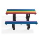 Table pique-nique en plastique recyclé 300 cm 12 places