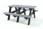 Table pique-nique en plastique recyclé grise