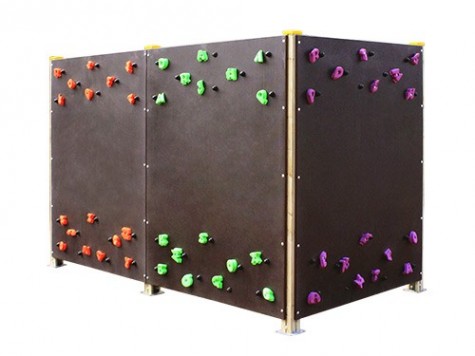 Mur d'escalade pour aire de jeux