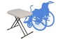 Table  Electeur  76x50 cm pour urne