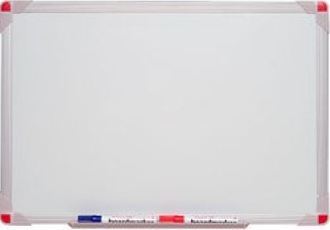 Tableau blanc émaillé magnétique