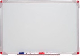 Tableau blanc laqué magnétique