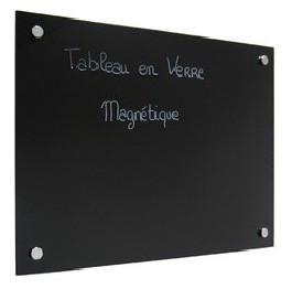 Tableau magnétique en verre Securit 