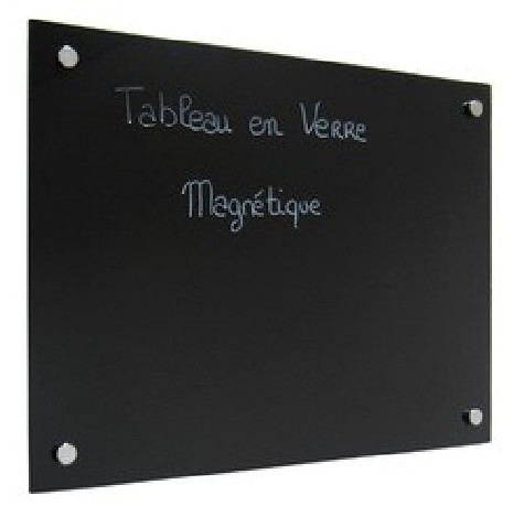 Tableau magnétique en verre Securit 