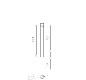 Potelet Arthur en acier inoxydable - lot de 10 potelets
