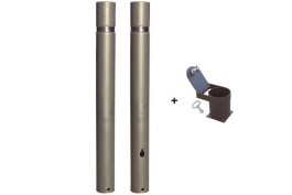 Lot de 10 potelets Hector flexible avec clé et fourreau