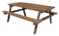 Table pique-nique en bois tropical