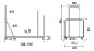 Chariot pour tables rectangulaires